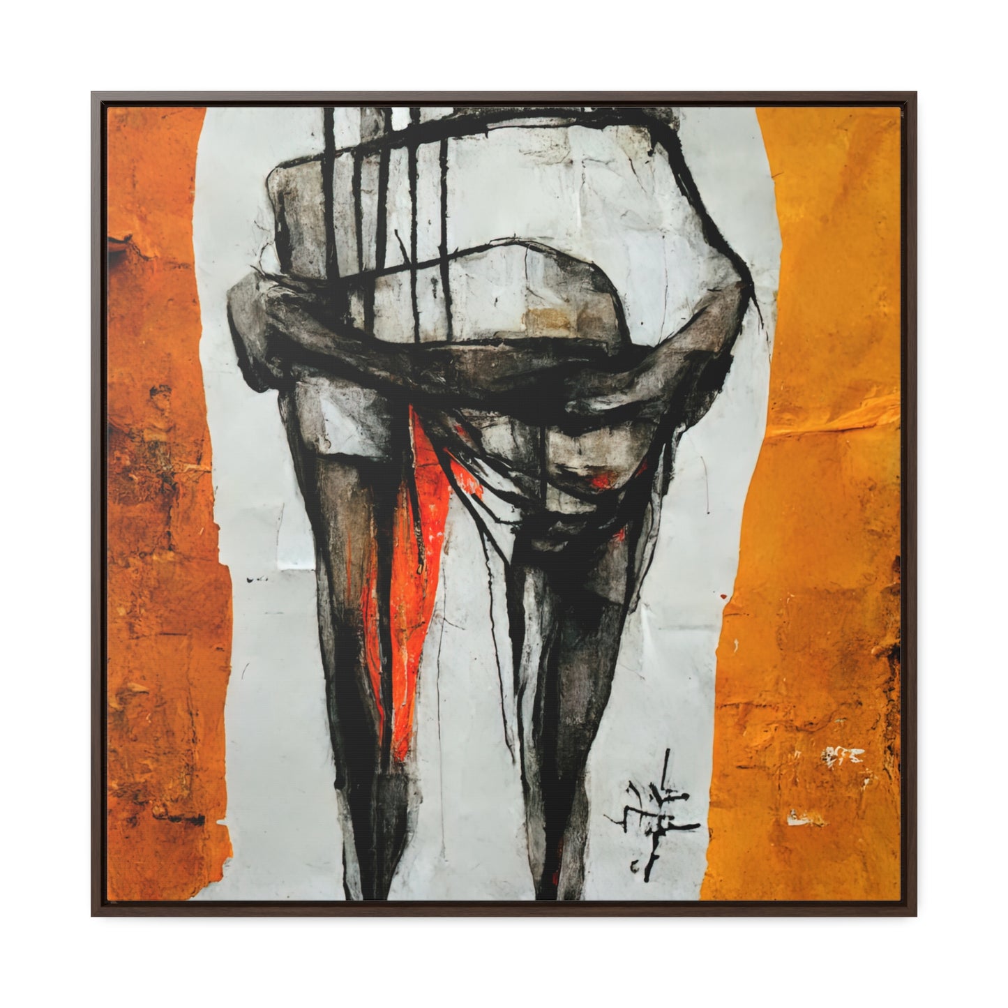 Feet and Drama 8, Valentinii, Gallery Canvas Wraps, Square Frame