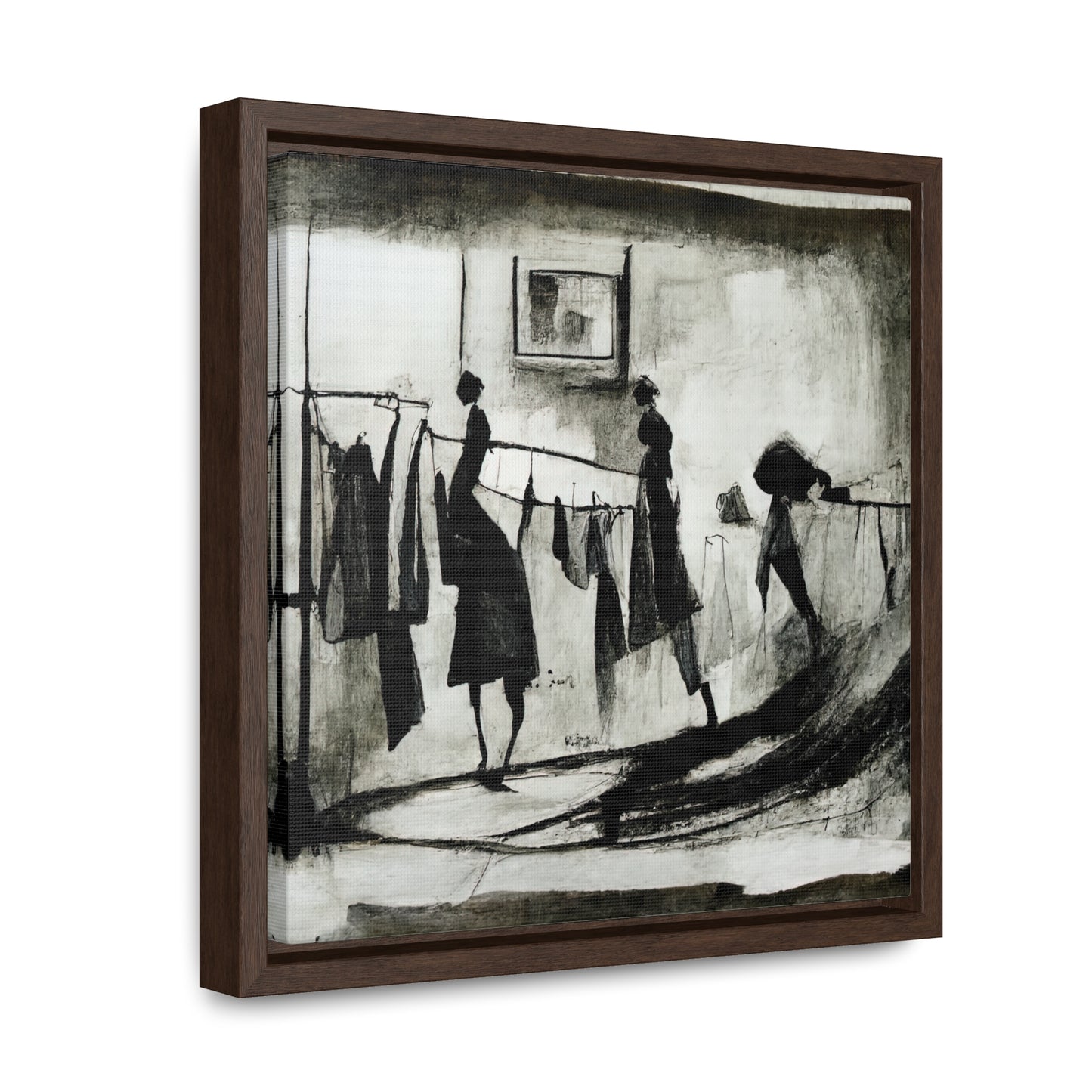 Domestic Memories 9, Valentinii, Gallery Canvas Wraps, Square Frame