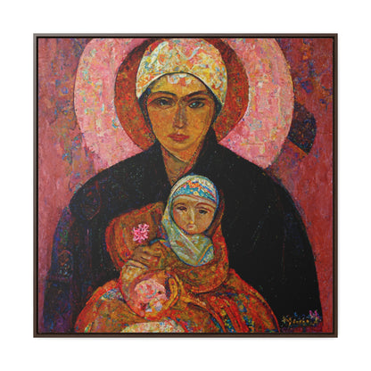 Mary and the Child 7, Valentinii, Gallery Canvas Wraps, Square Frame