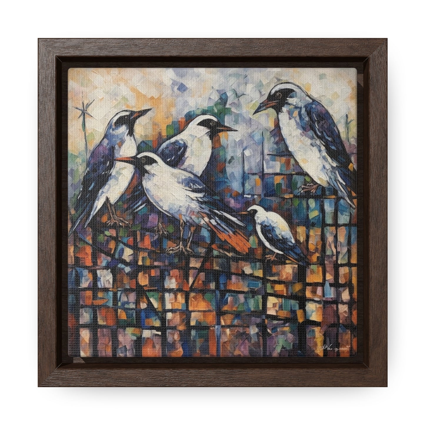 Bird 23, Gallery Canvas Wraps, Square Frame