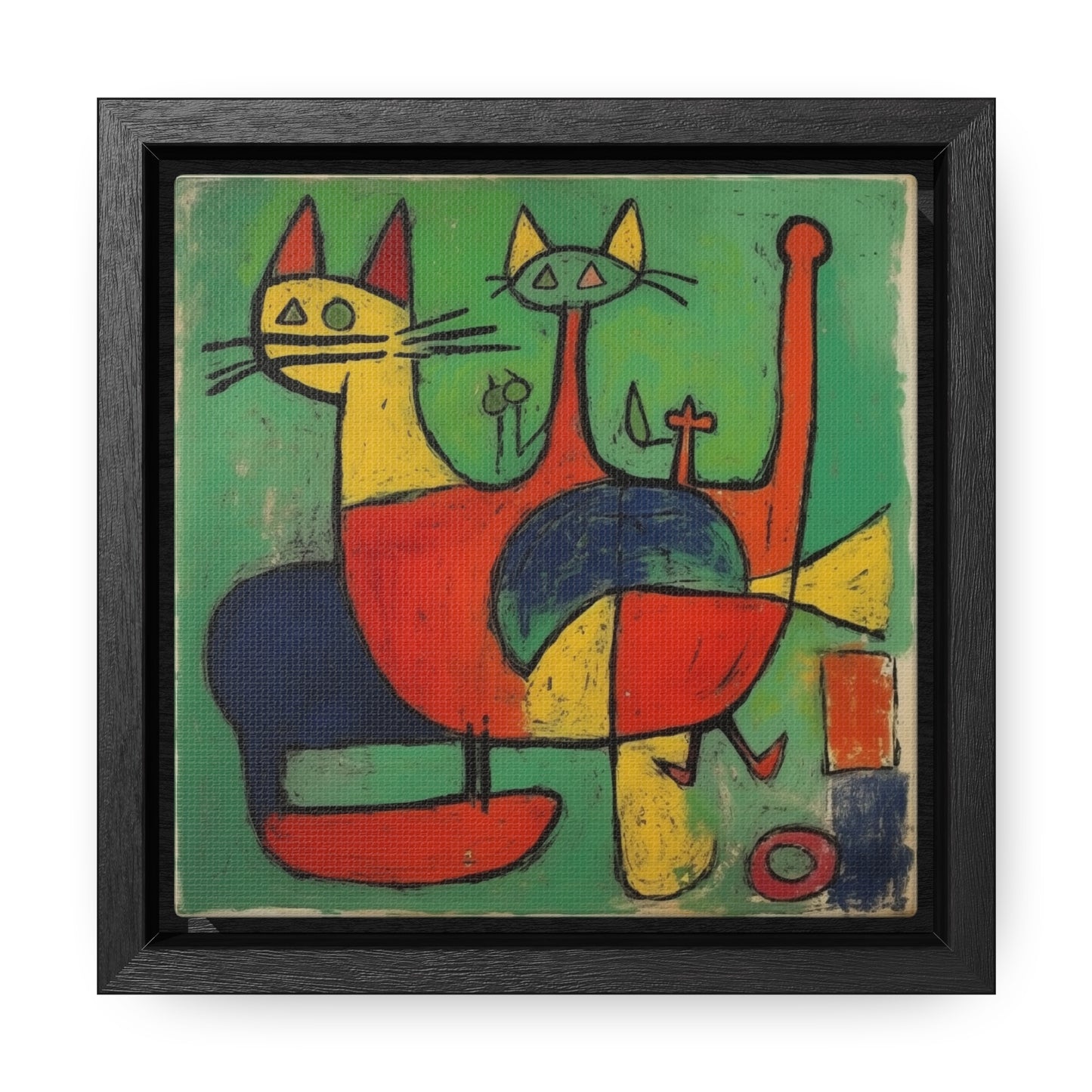 Cat 148, Gallery Canvas Wraps, Square Frame