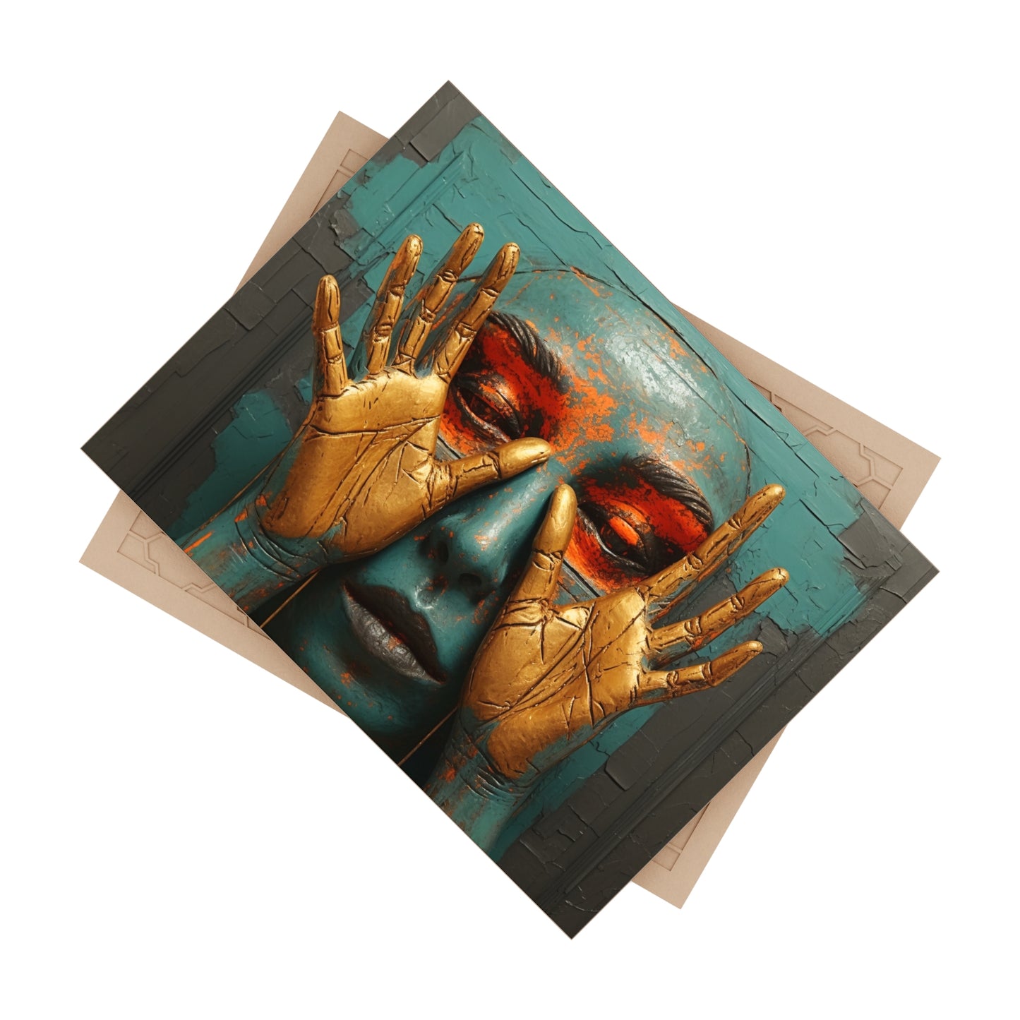 Hands 50, Ceramic Photo Tile