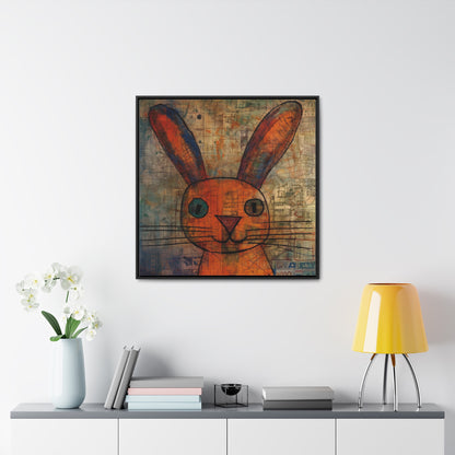 Rabbit 10, Gallery Canvas Wraps, Square Frame