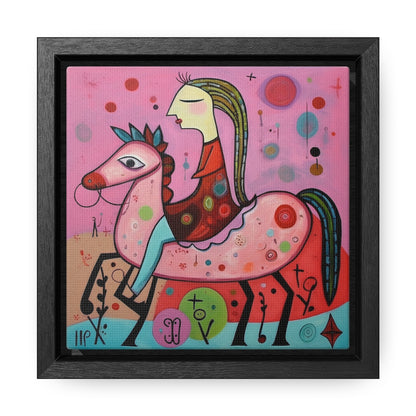 The Dreams of the Child 15, Gallery Canvas Wraps, Square Frame