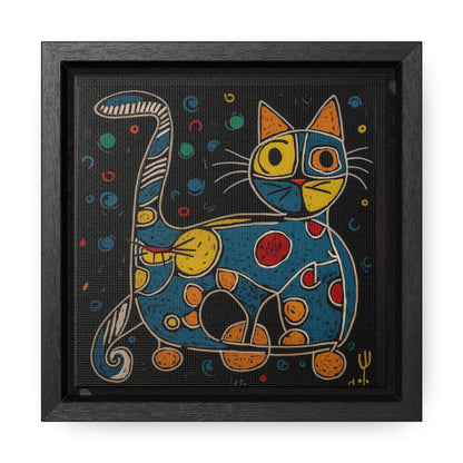 Cat 119, Gallery Canvas Wraps, Square Frame