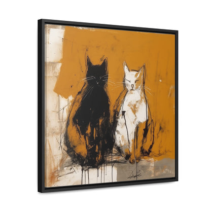 Cat 16, Gallery Canvas Wraps, Square Frame