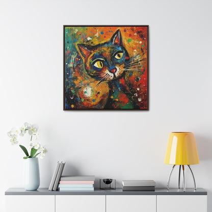 Cat 131, Gallery Canvas Wraps, Square Frame