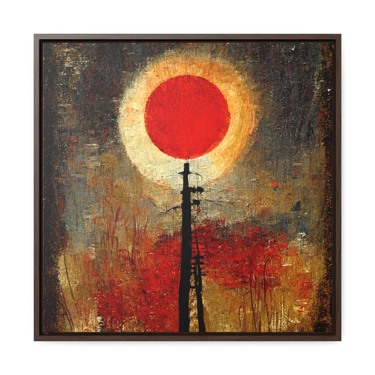 Land of the Sun 11, Valentinii, Gallery Canvas Wraps, Square Frame