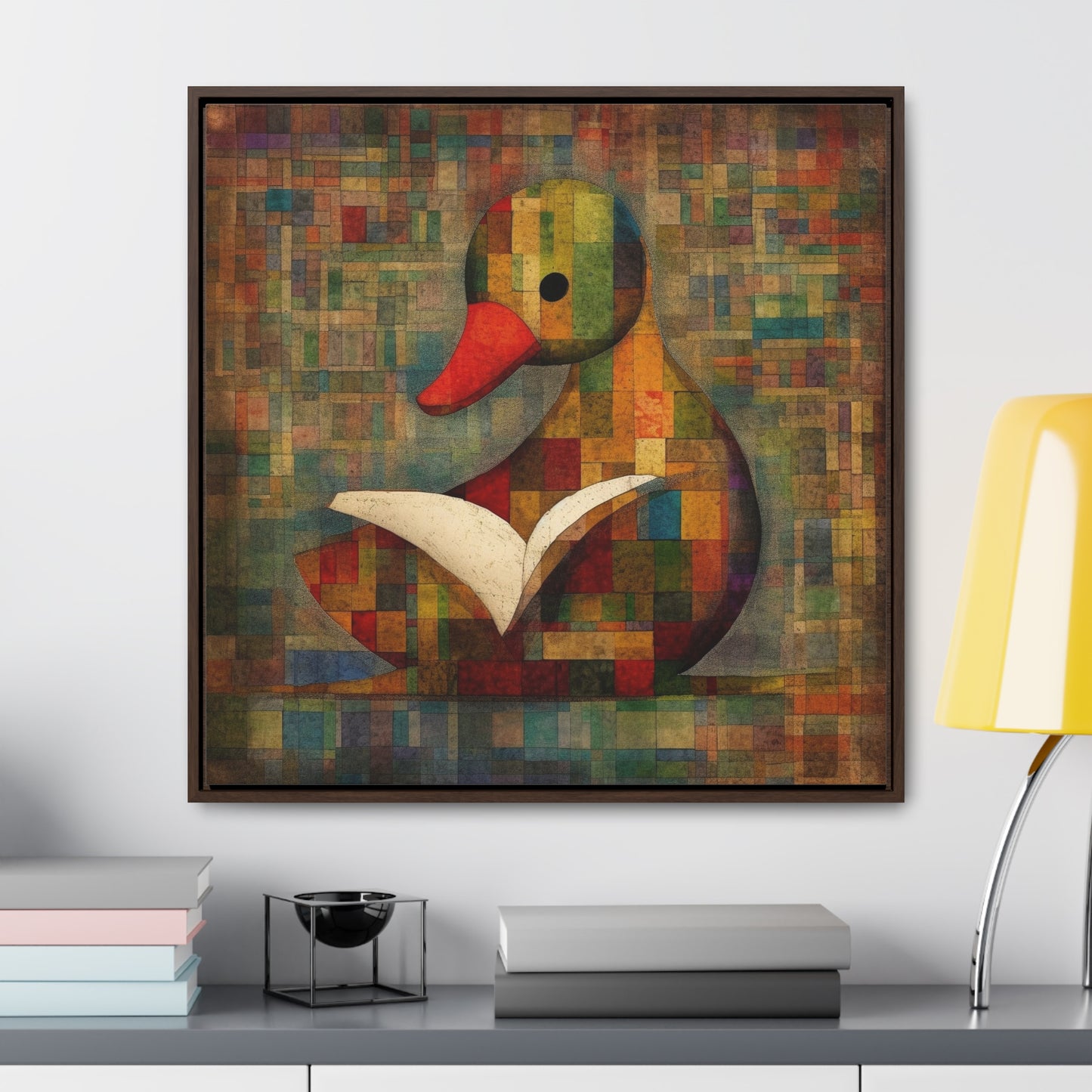 Duck 7, Gallery Canvas Wraps, Square Frame