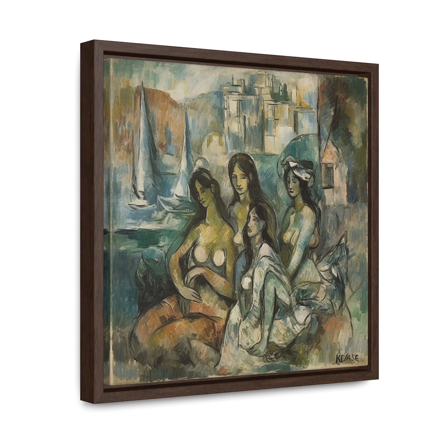 Women 15, Valentinii, Gallery Canvas Wraps, Square Frame