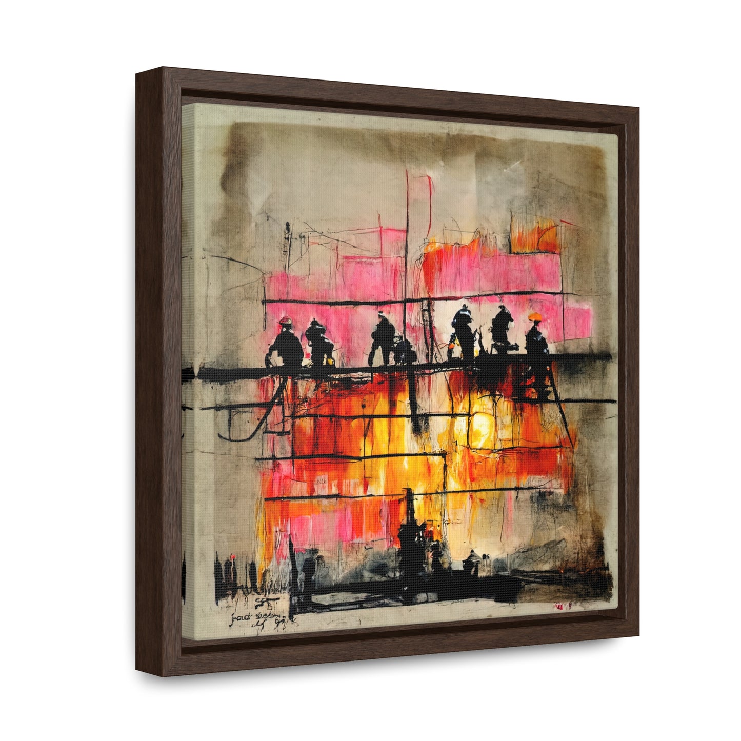 Land of the Sun 3, Valentinii, Gallery Canvas Wraps, Square Frame