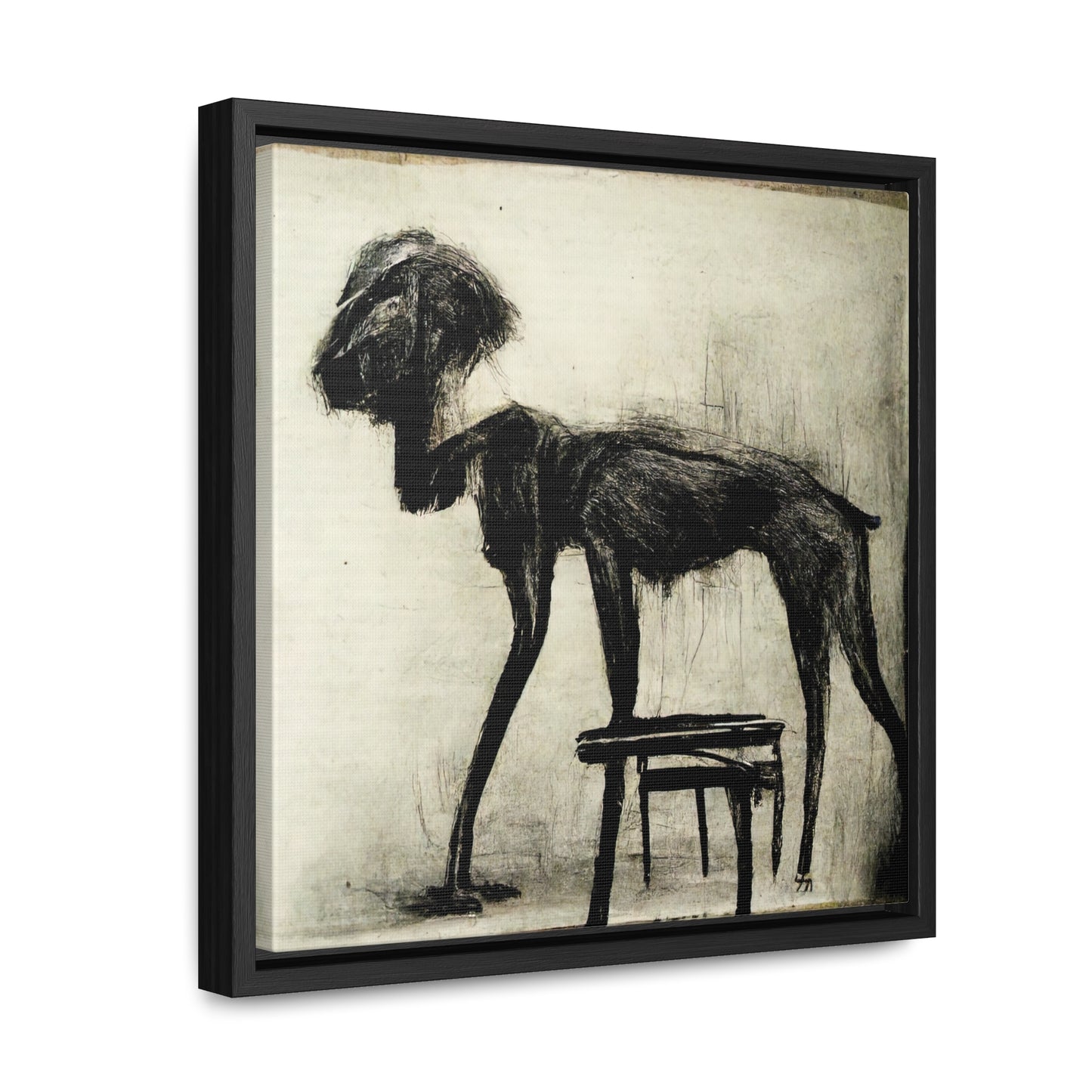 Dogs and Puppies 27, Valentinii, Gallery Canvas Wraps, Square Frame