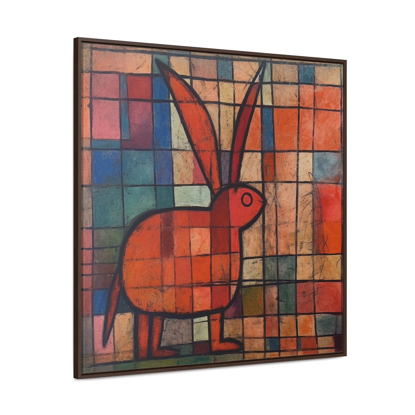 Rabbit 29, Gallery Canvas Wraps, Square Frame