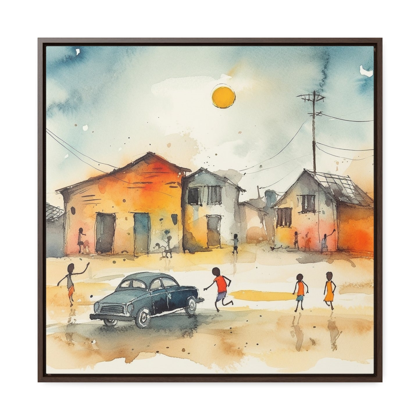 Childhood 13, Valentinii, Gallery Canvas Wraps, Square Frame