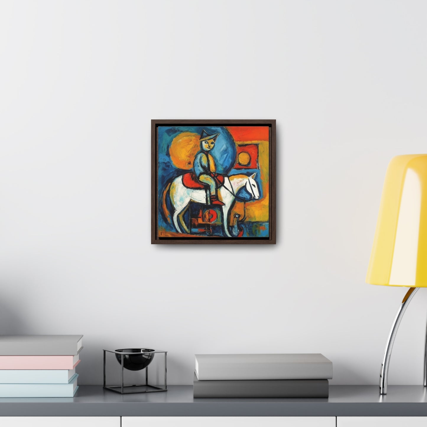 Cat 110, Gallery Canvas Wraps, Square Frame