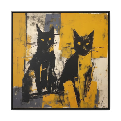 Cat 14, Gallery Canvas Wraps, Square Frame