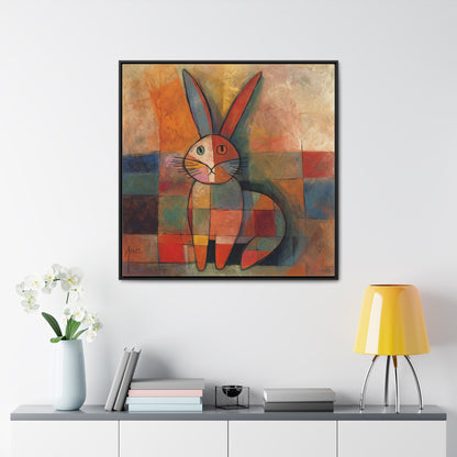 Rabbit 18, Gallery Canvas Wraps, Square Frame