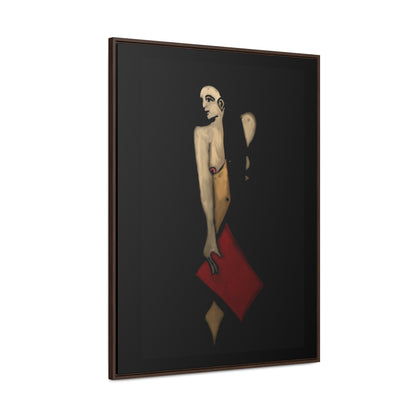 The Shadow Woman, Original Eduard Pavel, Gallery Canvas Wraps, Vertical Frame