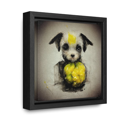 Dogs and Puppies 4, Valentinii, Gallery Canvas Wraps, Square Frame