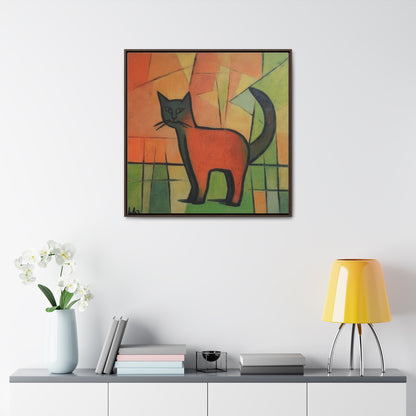 Cat 20, Gallery Canvas Wraps, Square Frame