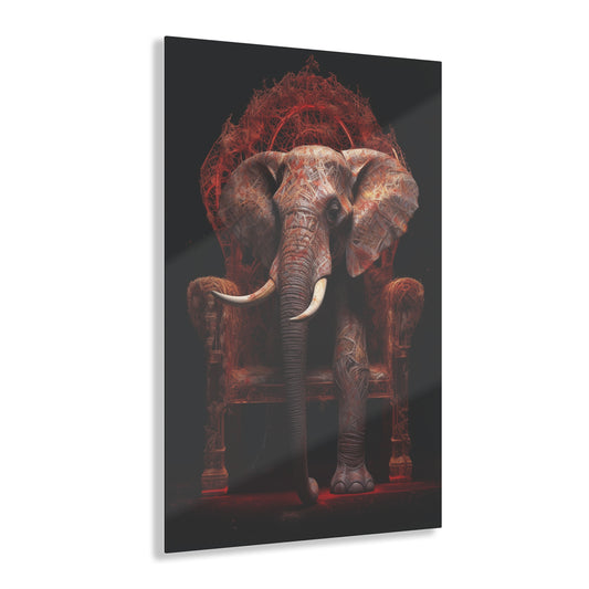 The Elephant King,  Acrylic Prints