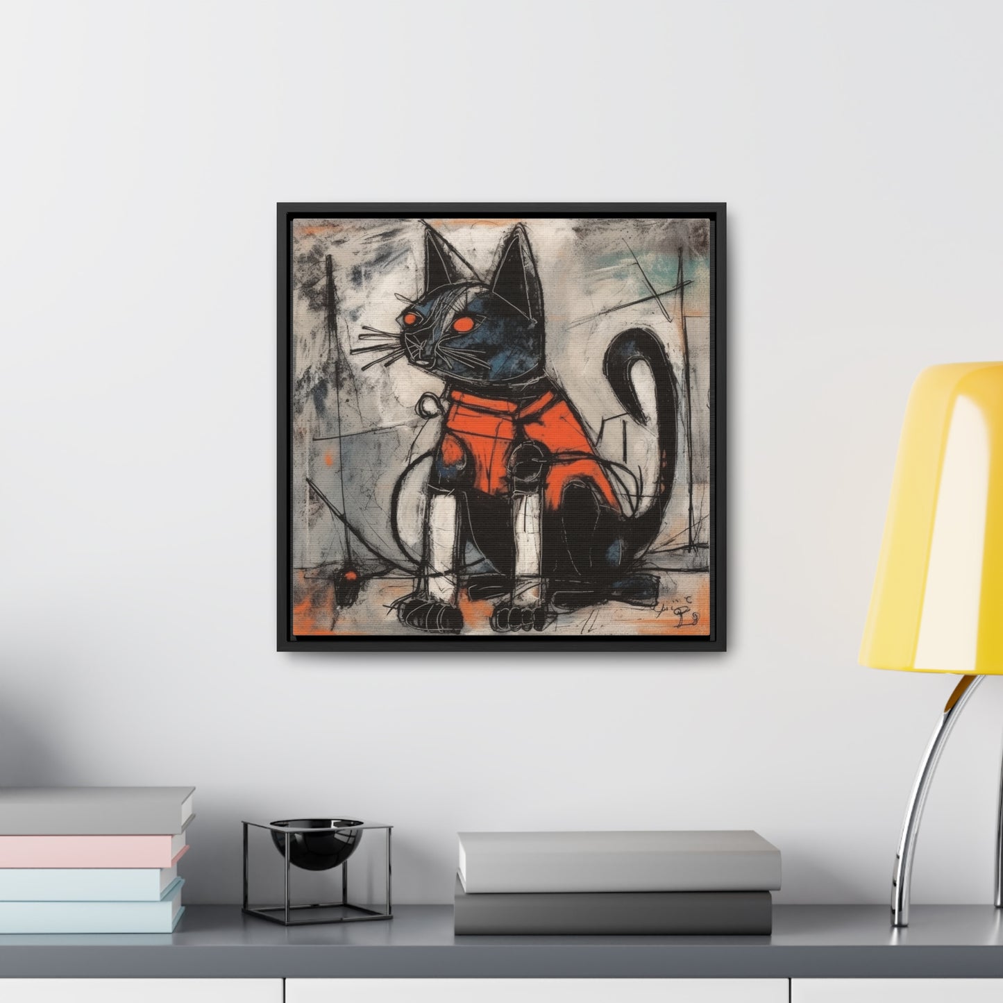 Cat 86, Gallery Canvas Wraps, Square Frame