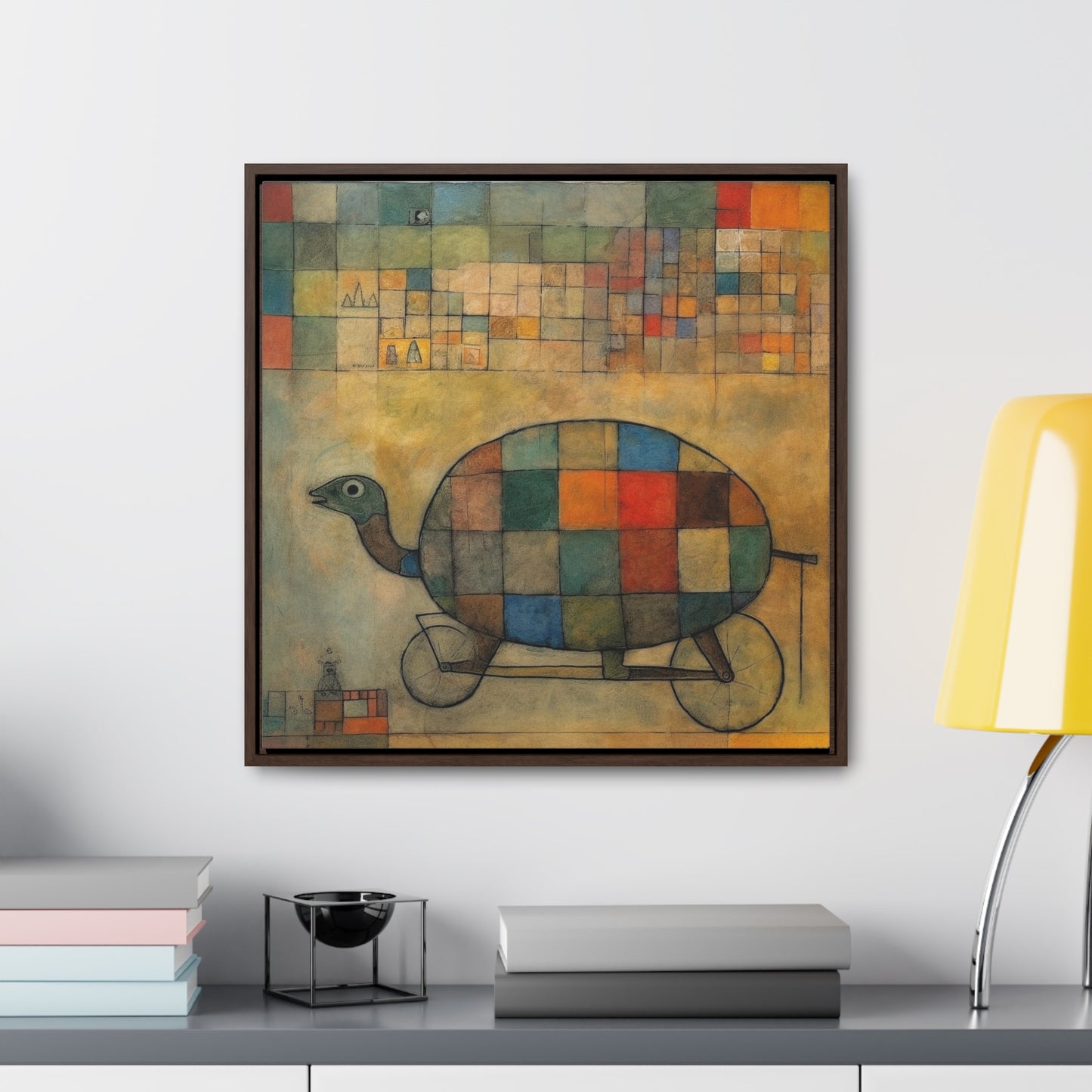 Turtle 12, Gallery Canvas Wraps, Square Frame