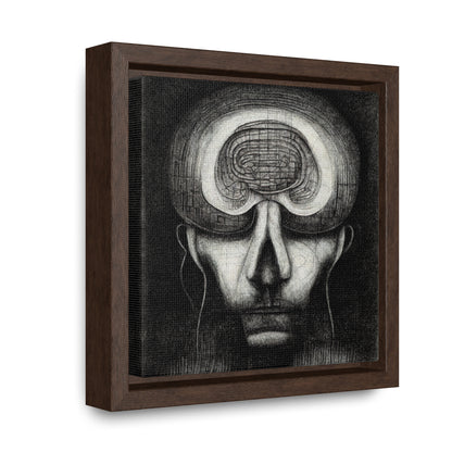 Brain 57, Valentinii, Gallery Canvas Wraps, Square Frame