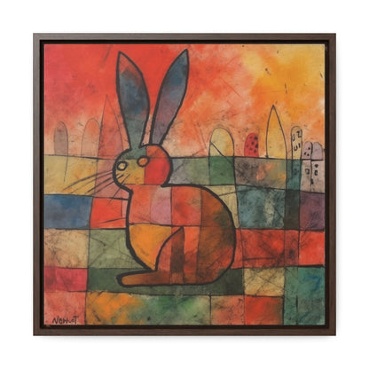 Rabbit 39, Gallery Canvas Wraps, Square Frame