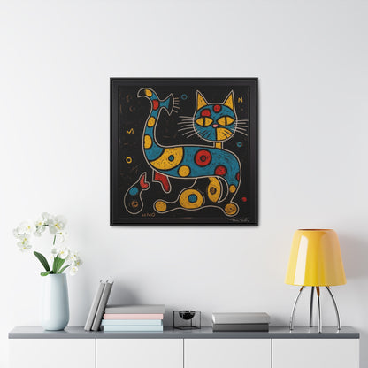 Cat 125, Gallery Canvas Wraps, Square Frame