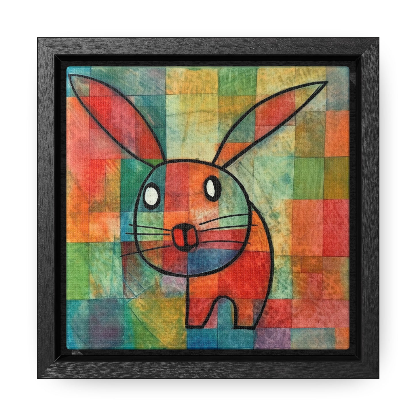 Rabbit 11, Gallery Canvas Wraps, Square Frame