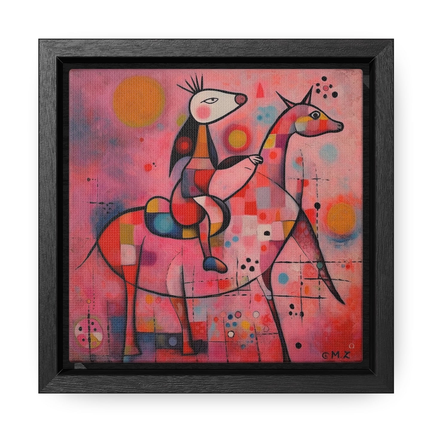 The Dreams of the Child 5, Gallery Canvas Wraps, Square Frame