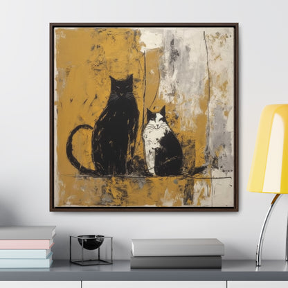 Cat 13, Gallery Canvas Wraps, Square Frame