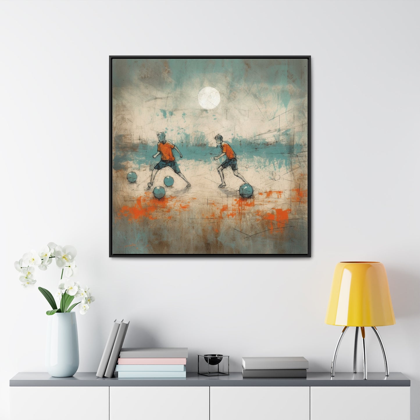 Childhood 39, Gallery Canvas Wraps, Square Frame