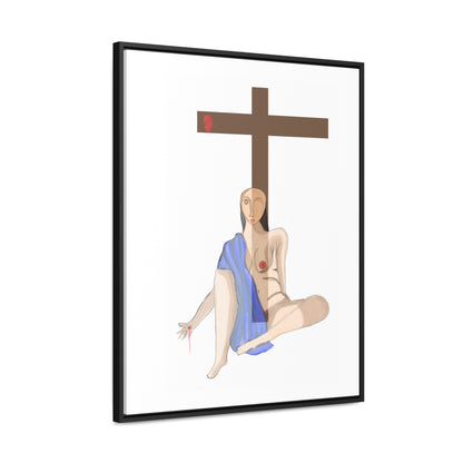 Cross, Original Eduard Pavel, Gallery Canvas Wraps, Vertical Frame