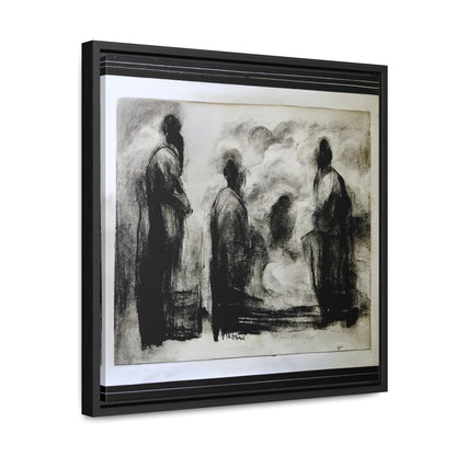 Palaeolithic Prayer 9, Valentinii, Gallery Canvas Wraps, Square Frame