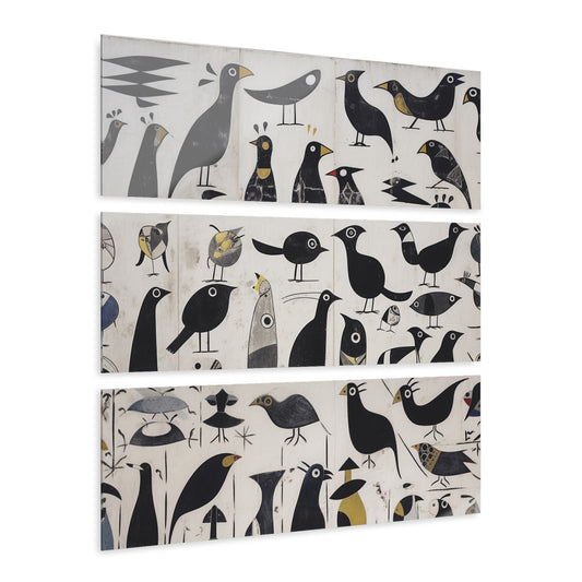 Birds, Prints (Triptych)