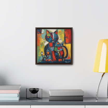 Cat 70, Gallery Canvas Wraps, Square Frame