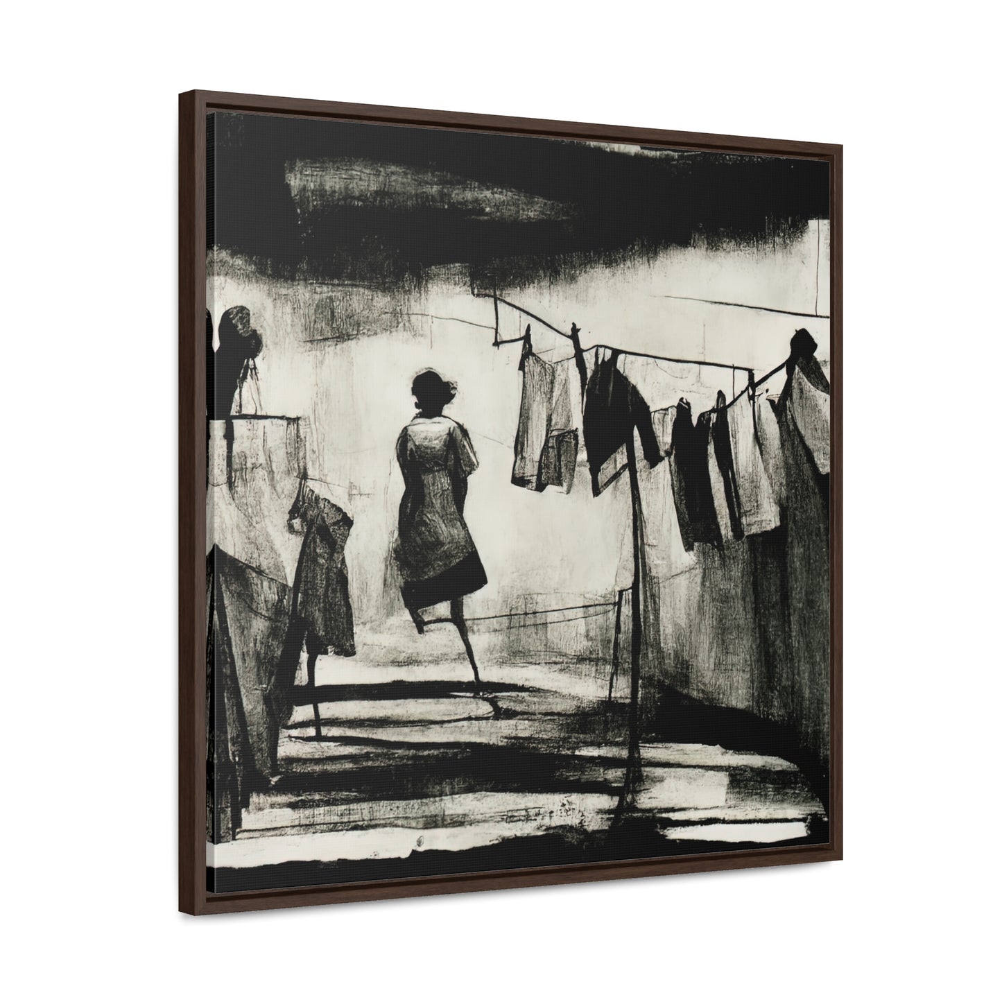 Domestic Memories 13, Valentinii, Gallery Canvas Wraps, Square Frame