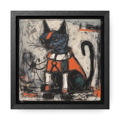 Cat 42, Gallery Canvas Wraps, Square Frame