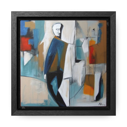 Sad Man 25, Valentinii, Gallery Canvas Wraps, Square Frame