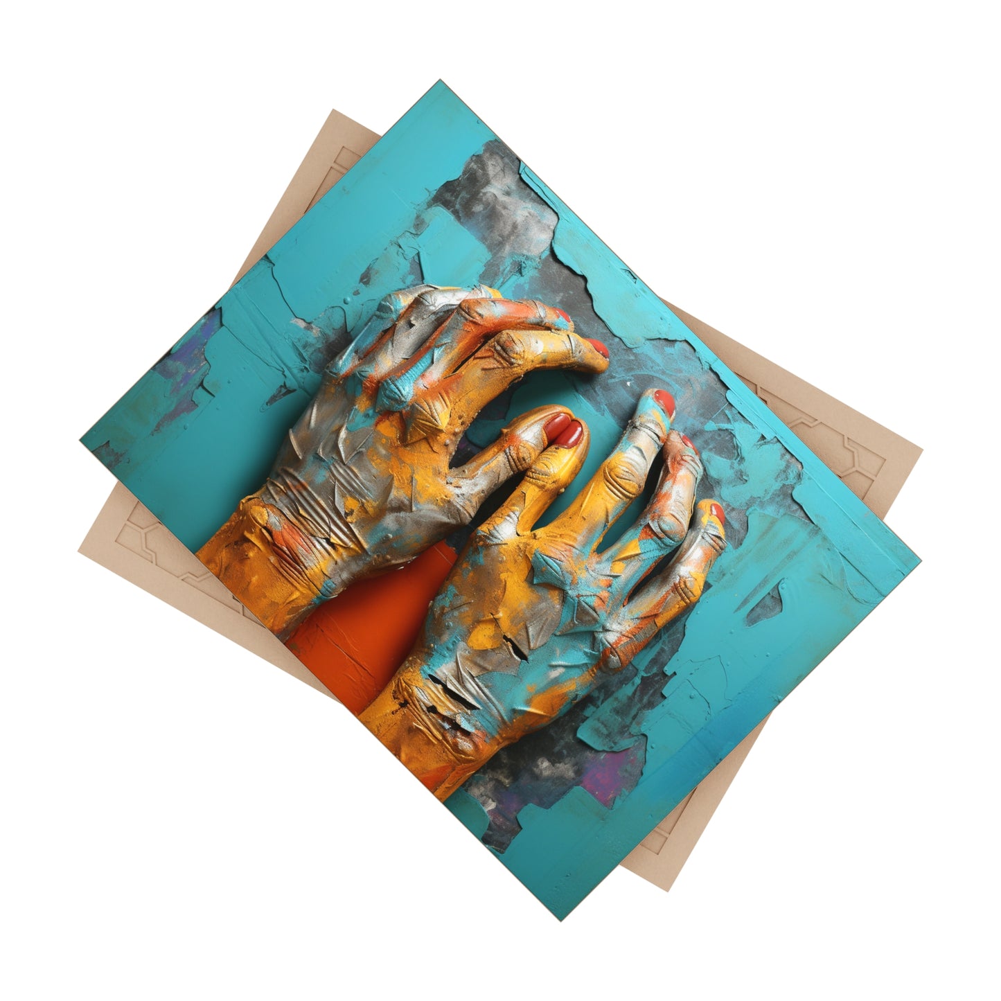 Hands 5, Ceramic Photo Tile