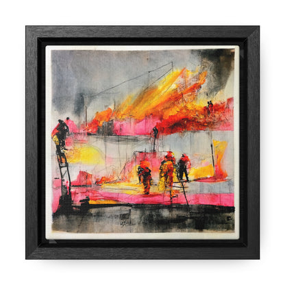 Land of the Sun 5, Valentinii, Gallery Canvas Wraps, Square Frame