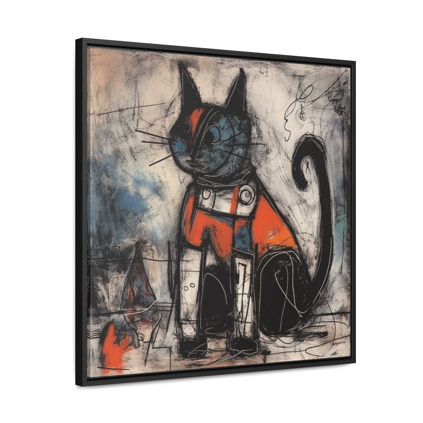 Cat 45, Gallery Canvas Wraps, Square Frame