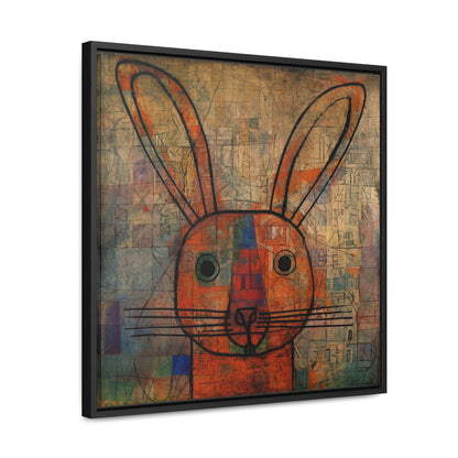 Rabbit 6, Gallery Canvas Wraps, Square Frame