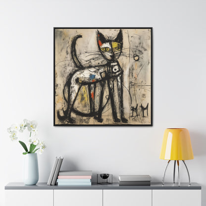 Cat 49, Gallery Canvas Wraps, Square Frame