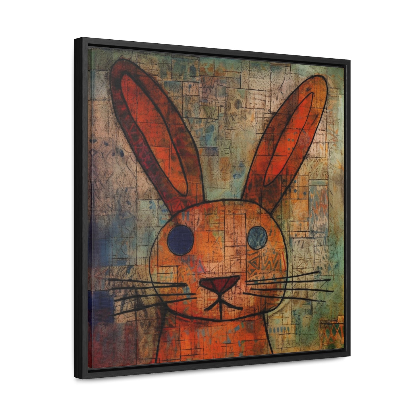 Rabbit 14, Gallery Canvas Wraps, Square Frame