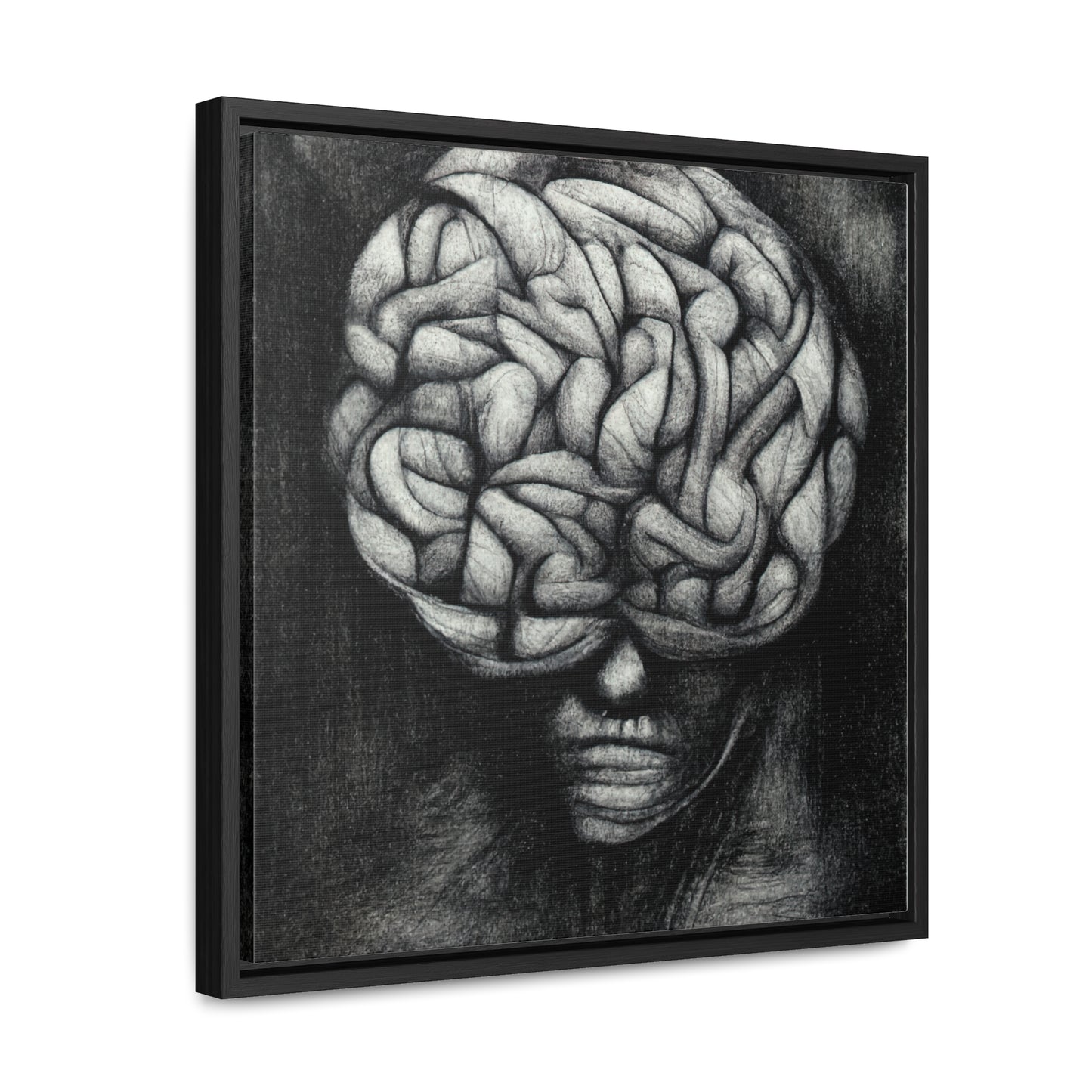 Brain 34, Valentinii, Gallery Canvas Wraps, Square Frame