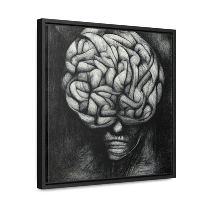 Brain 34, Valentinii, Gallery Canvas Wraps, Square Frame