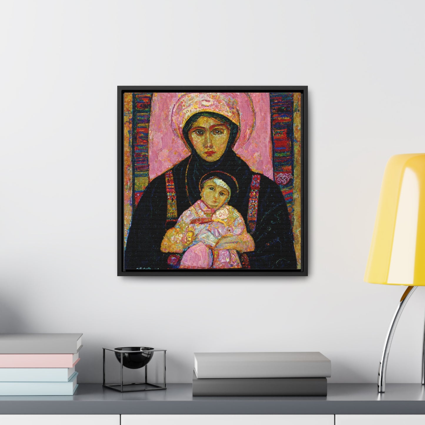 Mary and the Child 29, Valentinii, Gallery Canvas Wraps, Square Frame